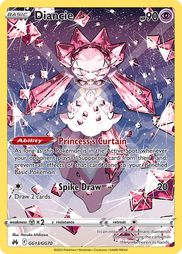 Diancie GG13/GG70 - Crown Zenith: Galarian Gallery (HO)
