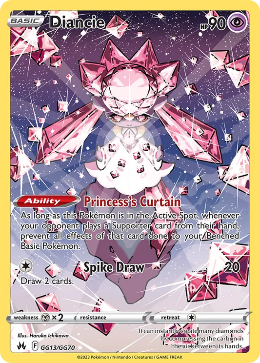 Diancie GG13/GG70 - Crown Zenith: Galarian Gallery (HO)