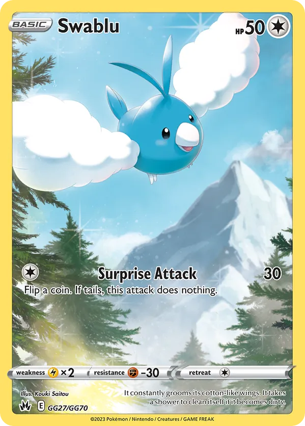 Swablu GG27/GG70 - Crown Zenith: Galarian Gallery (HO)
