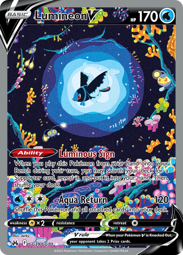 Lumineon V GG39/GG70 - Crown Zenith: Galarian Gallery (HO)