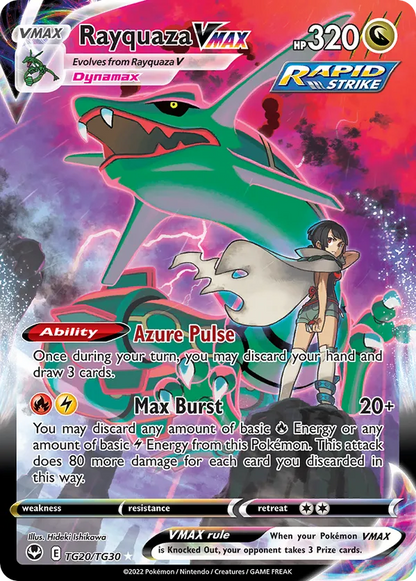 Rayquaza VMAX TG20/TG30 - Silver Tempest Trainer Gallery (HO) - LP