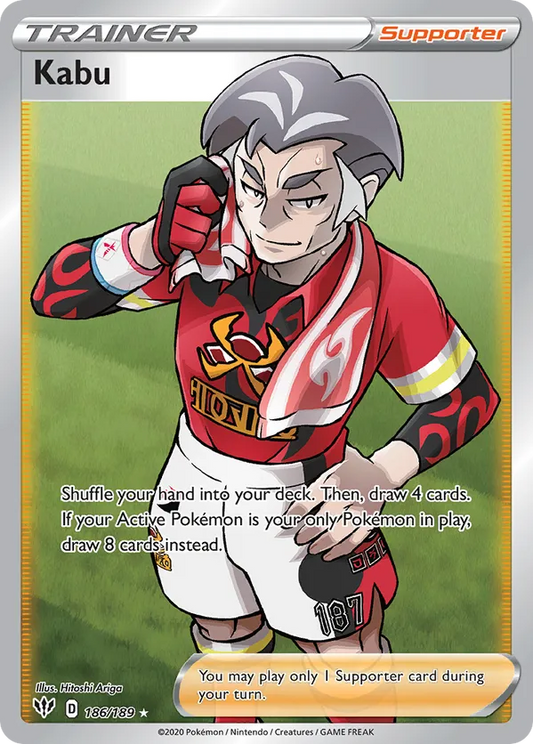 Kabu (Full Art) 186/189 - Darkness Ablaze (HO)