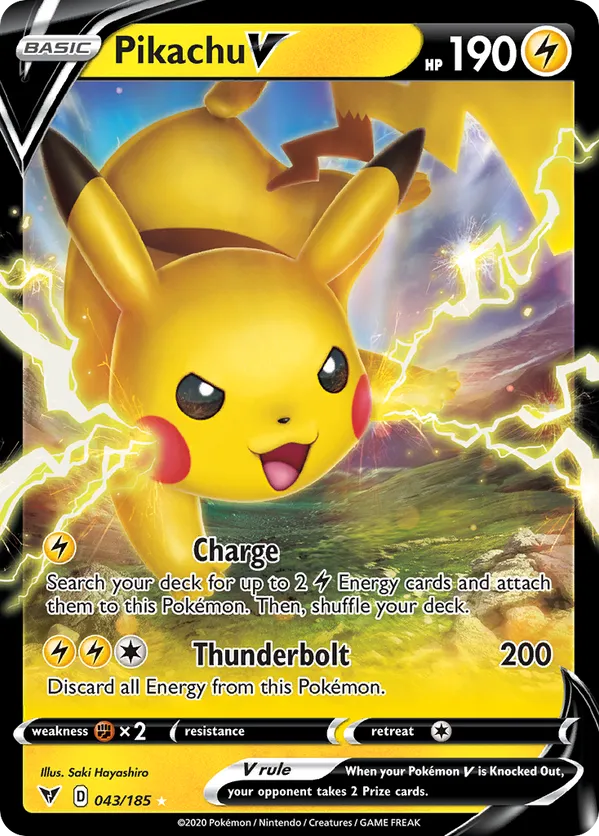 Pikachu V 043/185 - Vivid Voltage (HO) - MP
