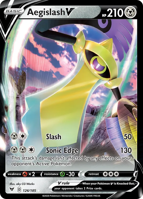 Aegislash V 126/185 - Vivid Voltage (HO)