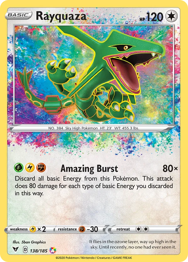 Rayquaza 138/185 - Vivid Voltage (HO)