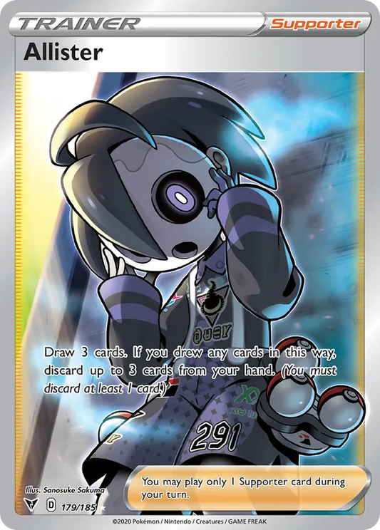 Allister (Full Art) 179/185 - Vivid Voltage (HO)