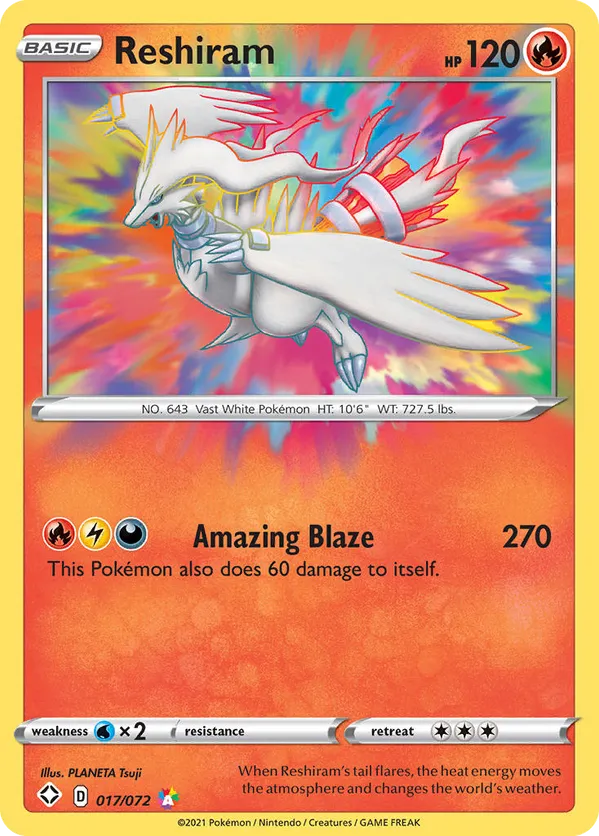 Reshiram 017/072 - Shining Fates (HO)