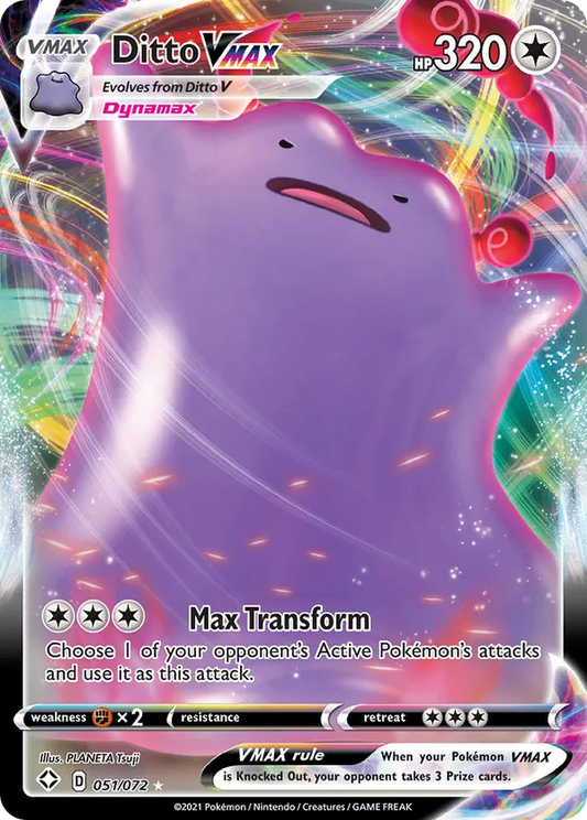 Ditto VMAX 051/072 - Shining Fates (HO)