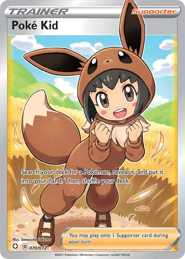 Poke Kid (Full Art) 070/072 - Shining Fates (HO)