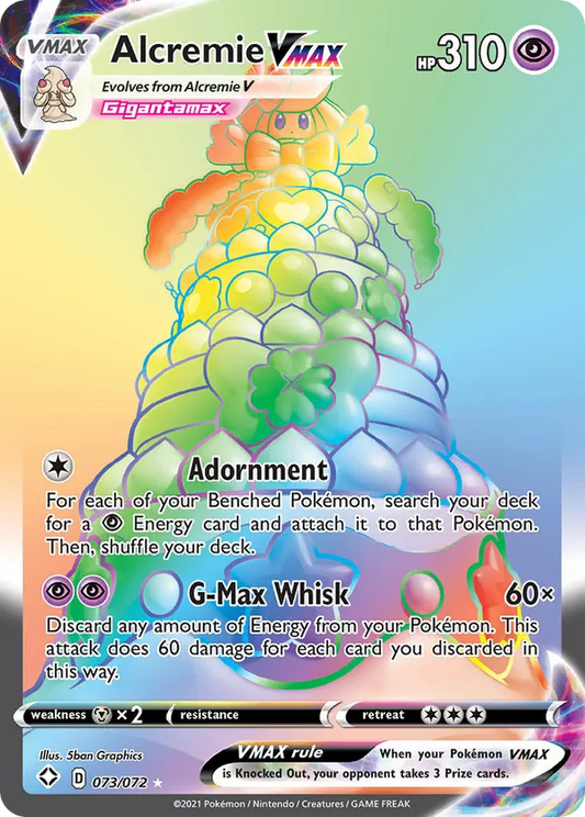 Alcremie VMAX (Secret) 073/072 - Shining Fates (HO)