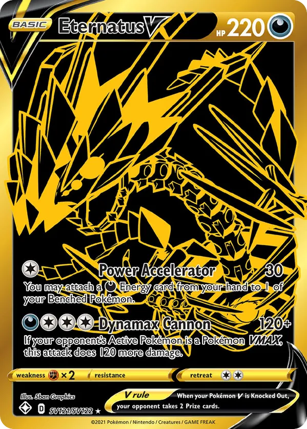 Eternatus V SV121/SV122 - Shining Fates: Shiny Vault (HO)