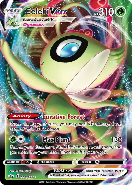 Celebi VMAX 008/198 - Chilling Reign (HO)