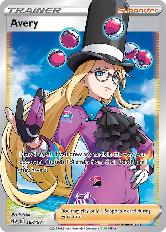 Avery (Full Art) 187/198 - Chilling Reign (HO)