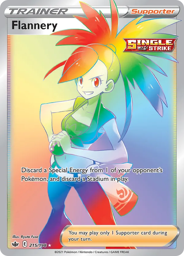 Flannery (Secret) 215/198 - Chilling Reign (HO)