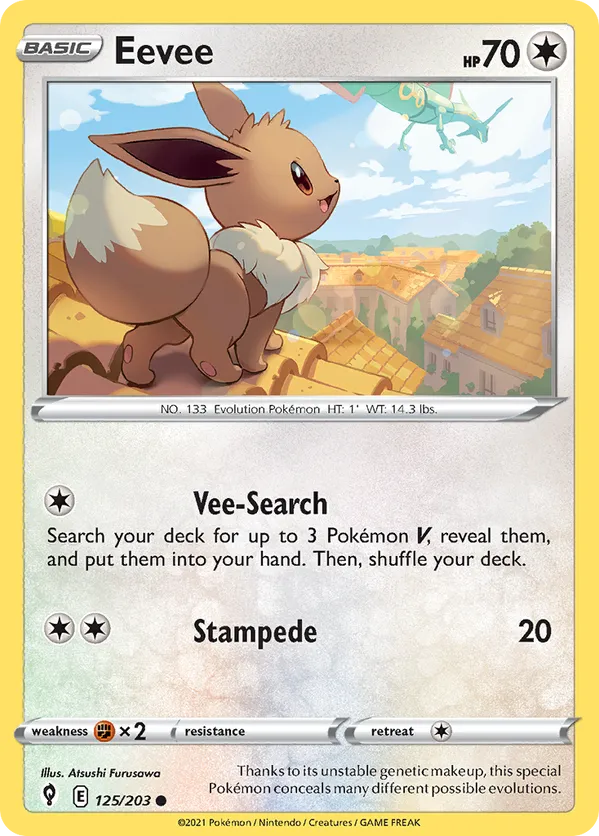 Eevee 125/203 - Evolving Skies (NO)