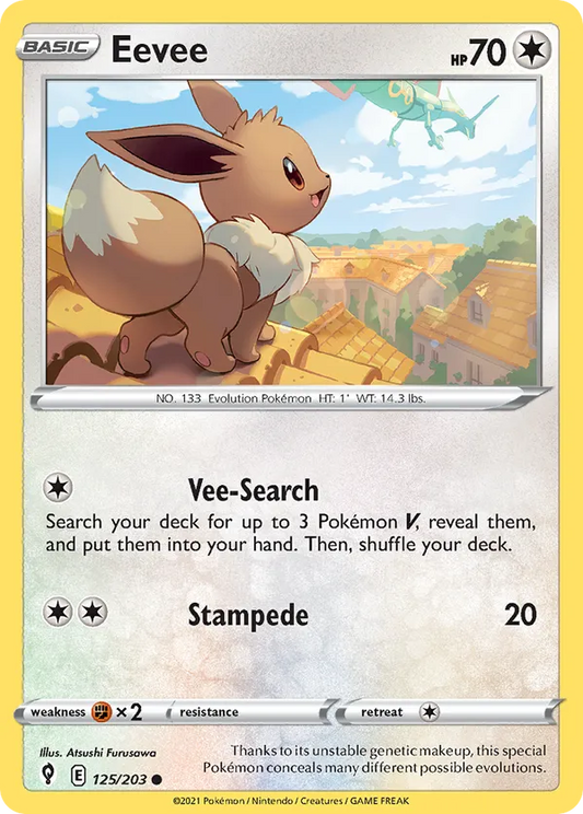 Eevee 125/203 - Evolving Skies (NO)