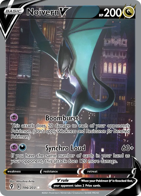 Noivern V (Alternate Full Art) 196/203 - Evolving Skies (HO)