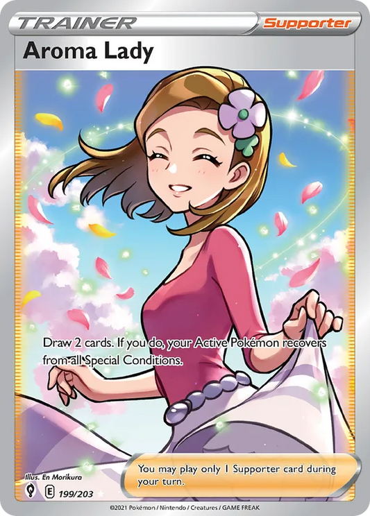 Aroma Lady (Full Art) 199/203 - Evolving Skies (HO)