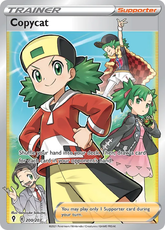 Copycat (Full Art) 200/203 - Evolving Skies (HO)