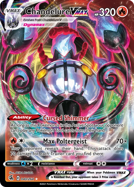 Chandelure VMAX 040/264 - Fusion Strike (HO)