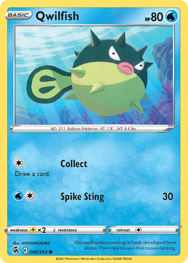 Qwilfish 060/264 - Fusion Strike (NO)