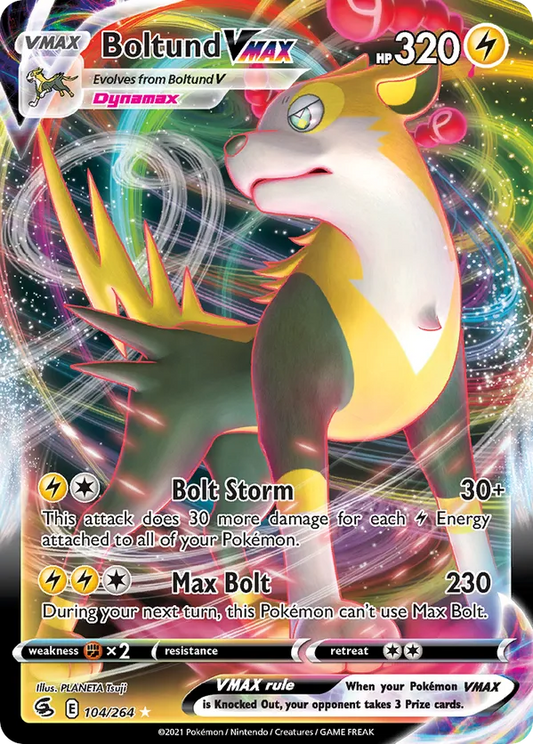 Boltund VMAX 104/264 - Fusion Strike (HO)