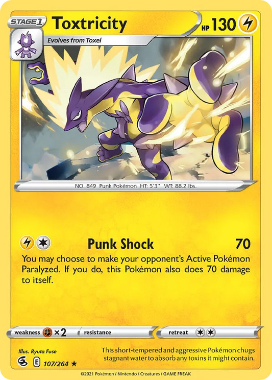 Toxtricity (107) 107/264 - Fusion Strike (HO)