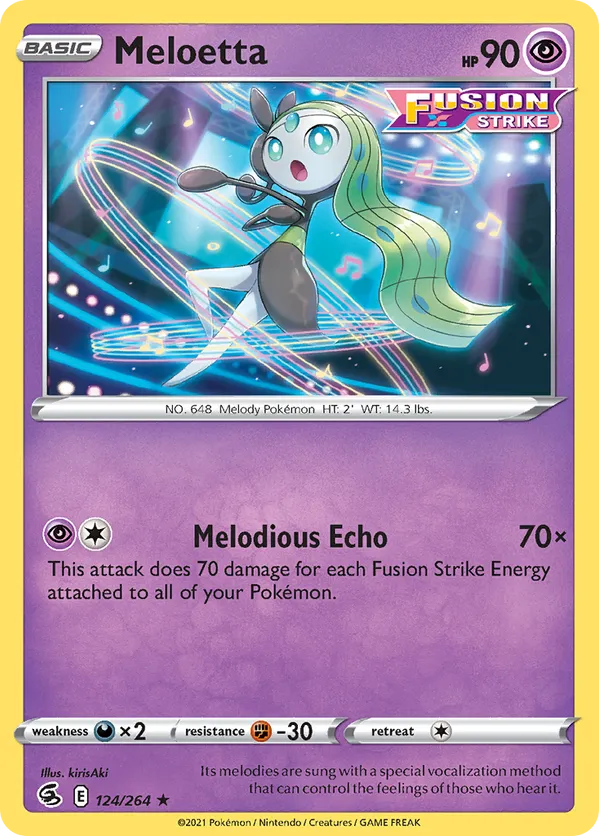 Meloetta 124/264 - Fusion Strike (NO)