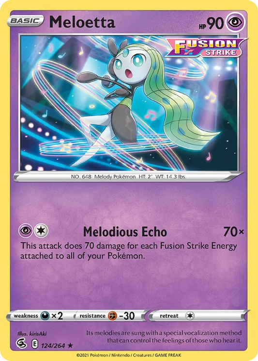 Meloetta 124/264 - Fusion Strike (NO)
