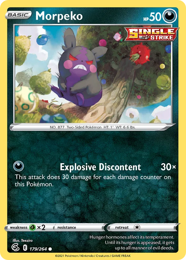 Morpeko (179) 179/264 - Fusion Strike (NO)