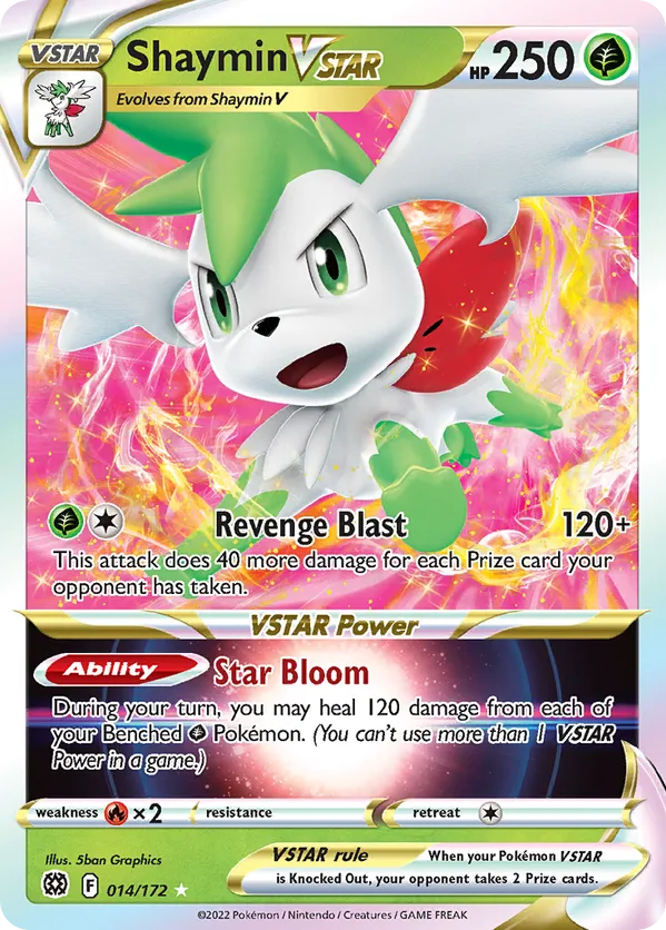 Shaymin VSTAR 014/172 - Brilliant Stars (HO)