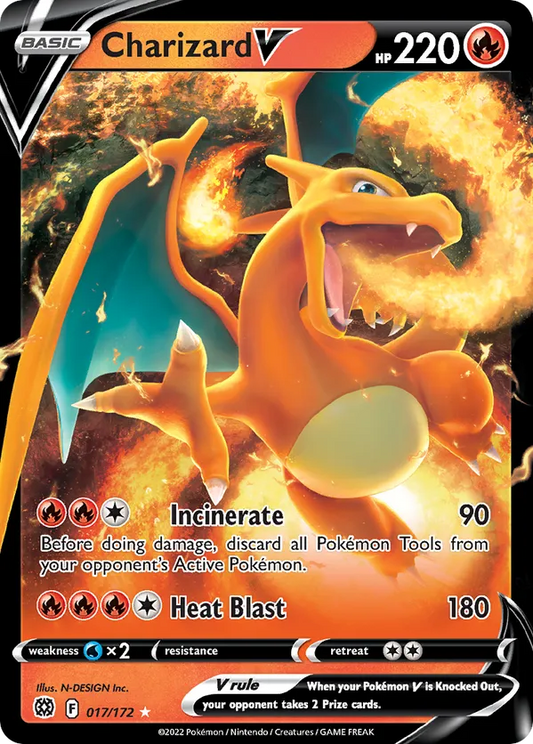 Charizard V 017/172 - Brilliant Stars (HO)
