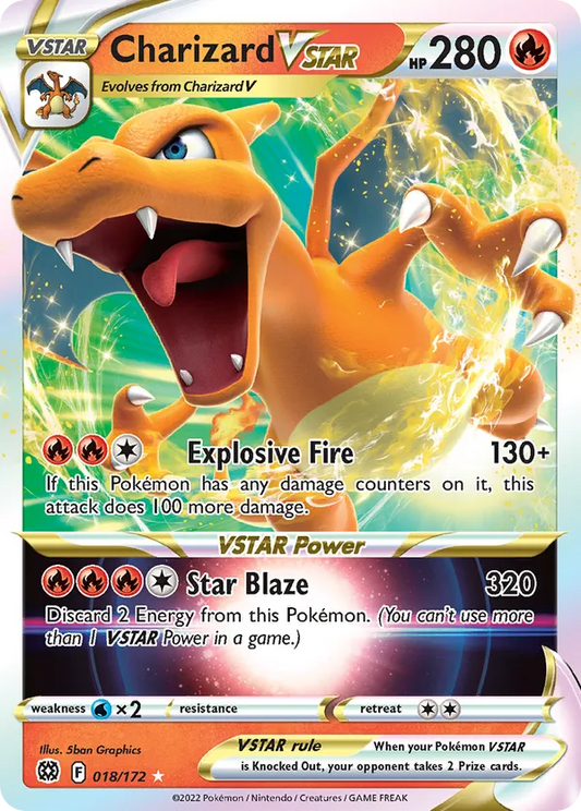Charizard VSTAR 018/172 - Brilliant Stars (HO)