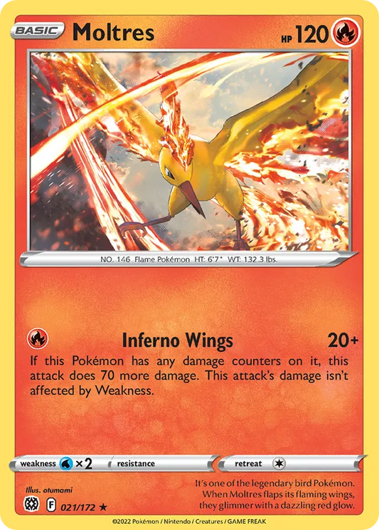 Moltres 021/172 - Brilliant Stars