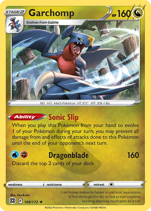 Garchomp 109/172 - Brilliant Stars