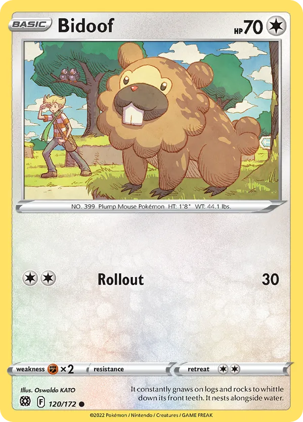 Bidoof 120/172 - Brilliant Stars (NO)