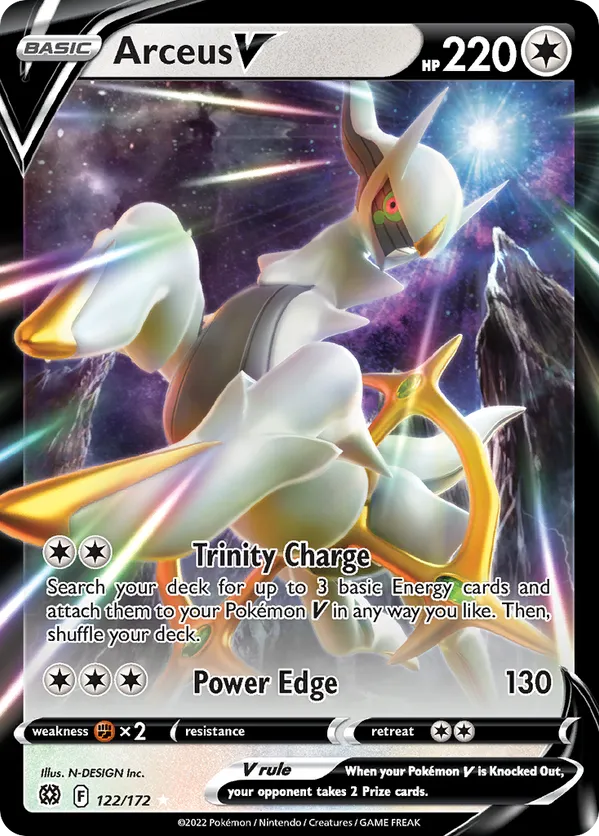Arceus V 122/172 - Brilliant Stars (HO)