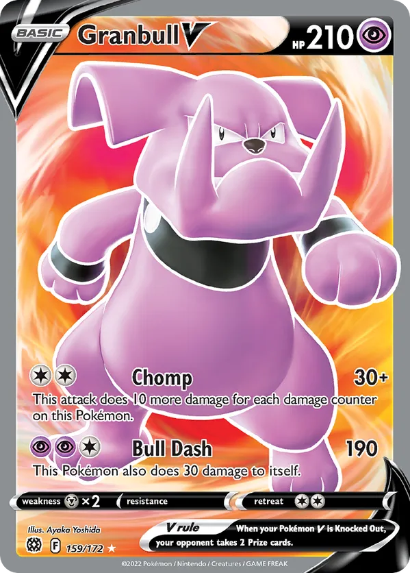 Granbull V (Full Art) 159/172 - Brilliant Stars (HO)