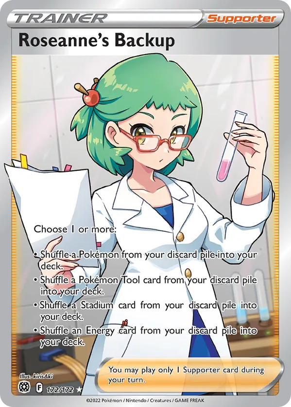 Roseanne's Backup (Full Art) 172/172 - Brilliant Stars (HO)