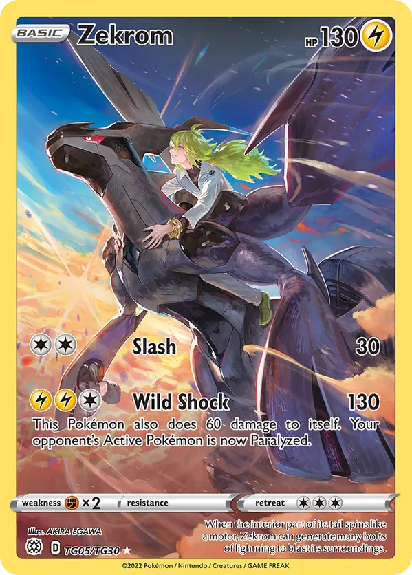 Zekrom TG05/TG30 - Brilliant Stars Trainer Gallery (HO) - LP