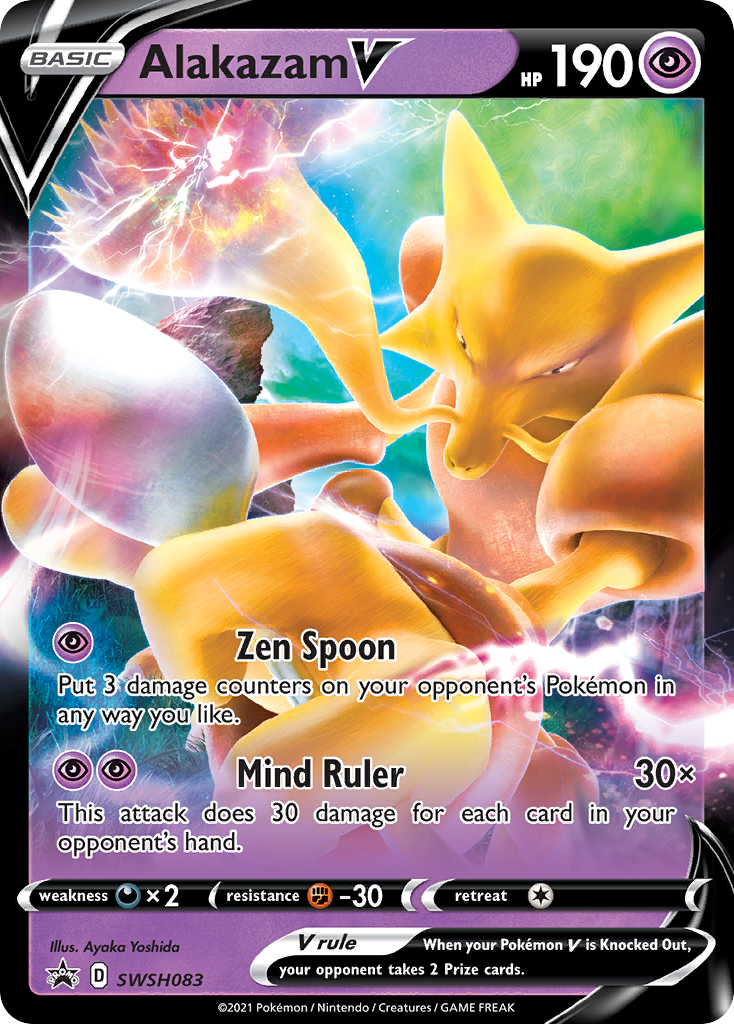 Alakazam V SWSH083 - Sword & Shield Promo (HO)