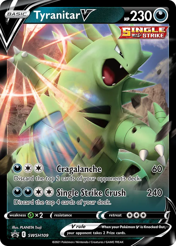 Tyranitar V SWSH109 - Sword & Shield Promo (HO)