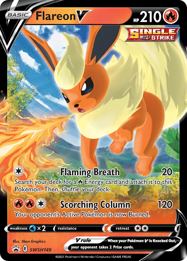 Flareon V SWSH149 - Sword & Shield Promo (HO)