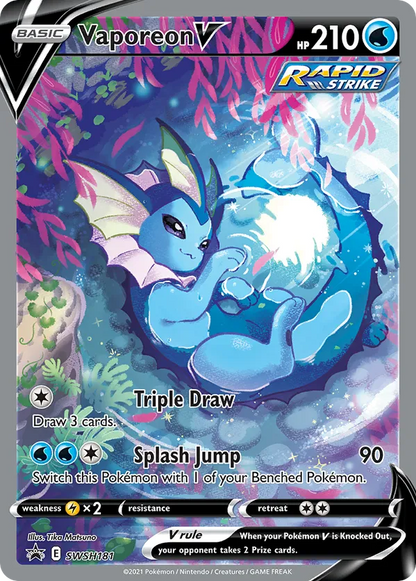 Vaporeon V SWSH181 - Sword & Shield Promo (HO)