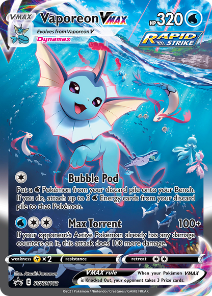 Vaporeon VMAX SWSH182 - Sword & Shield Promo (HO)