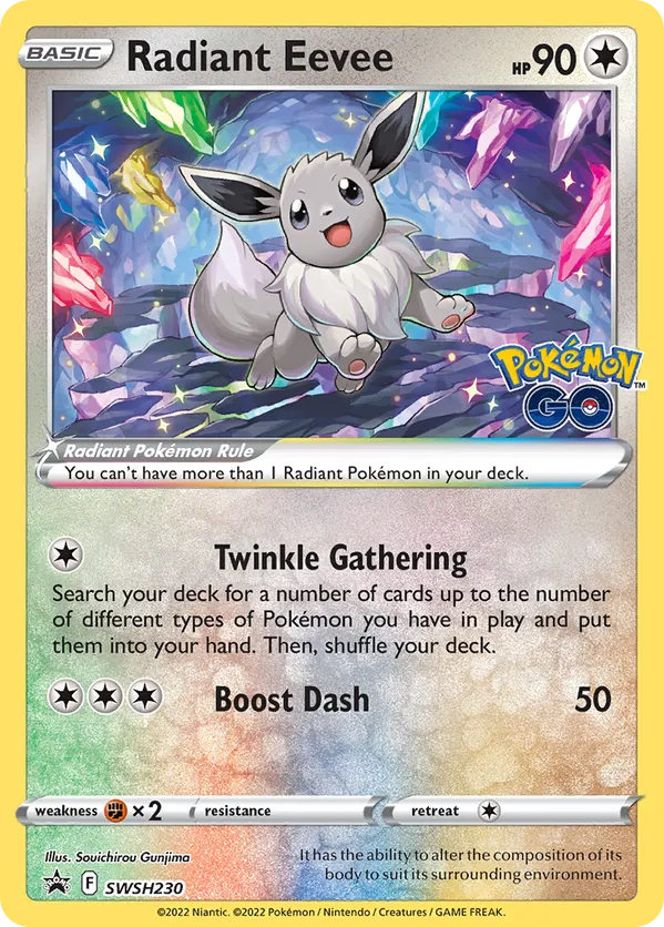 Radiant Eevee SWSH230 - Sword & Shield Promo (HO)