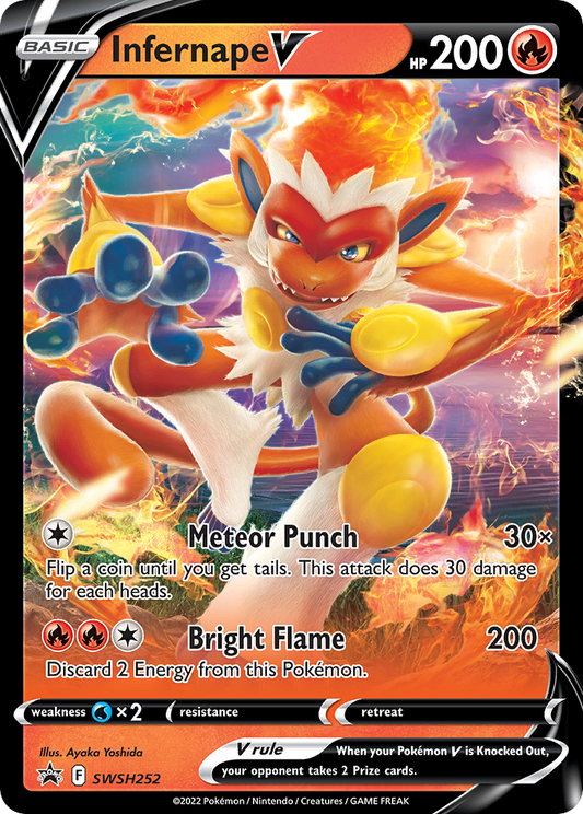Infernape V SWSH252 - Sword & Shield Promo (HO)