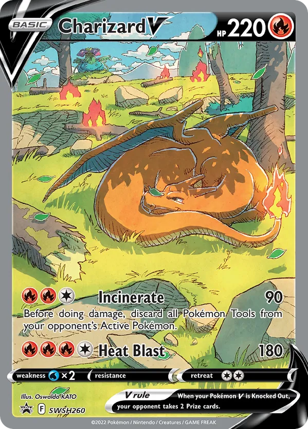 Charizard V SWSH260 - Sword & Shield Promo (HO)