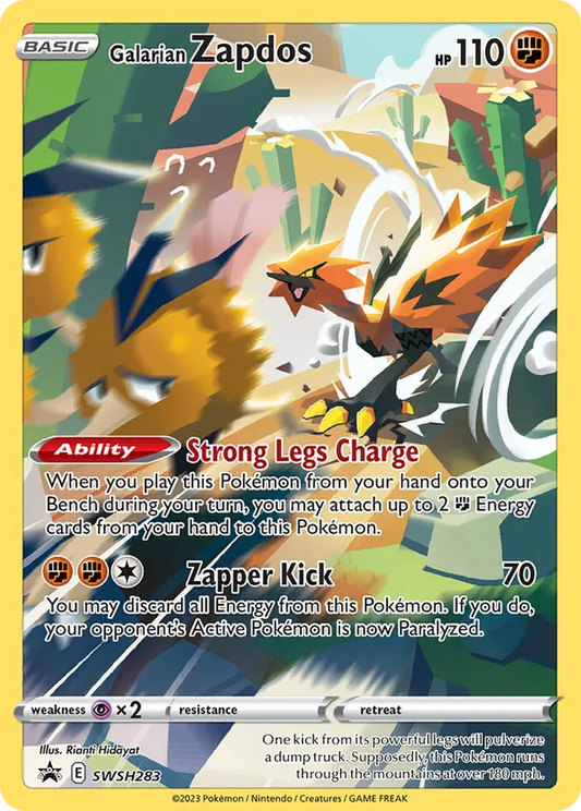 Galarian Zapdos SWSH283 - Sword & Shield Promo (HO)