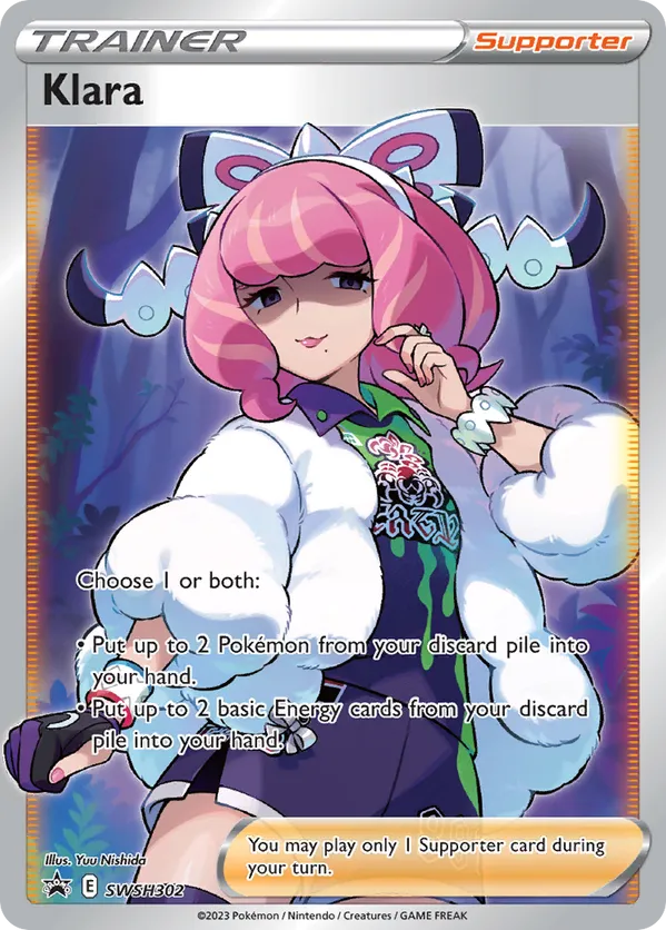 Klara (Full Art) SWSH302 - Sword & Shield Promo (HO)